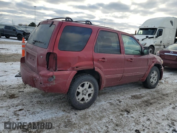 2007 Ford Escape Limited with VIN 1FMCU94197KB90948, listed as a Copart auction lot 89130505 with 181,655 mi miles and Non Repairable. Bid and sale history available at carsss.com. Image 3.