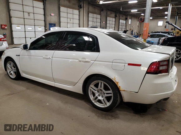 2008 Acura TL with VIN 19UUA66278A047513, listed as a Copart auction lot 52823445 with 240,533 mi miles and Salvage Title. Bid and sale history available at carsss.com. Image 2.