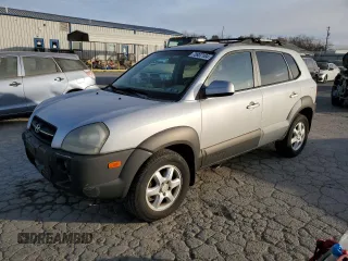 2005 Hyundai Tucson GLS with VIN KM8JN72DX5U166794, listed as a Copart auction lot 78937104 with 154,505 mi miles and Clean Title. Bid and sale history available at carsss.com. Image 1.