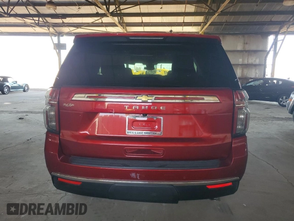 2023 Chevrolet Tahoe LS with VIN 1GNSCMKDXPR120621, listed as a Copart auction lot 75863074 with 28,335 mi miles and Salvage title. Bid and sale history available at DreamBid. Image 6.