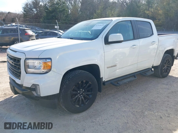 2021 GMC Canyon 4WD Elevation with VIN 1GTG6CEN2M1135306, listed as a IAAI auction lot 41763075 with 116,981 mi miles. Bid and sale history available at carsss.com. Image 20.