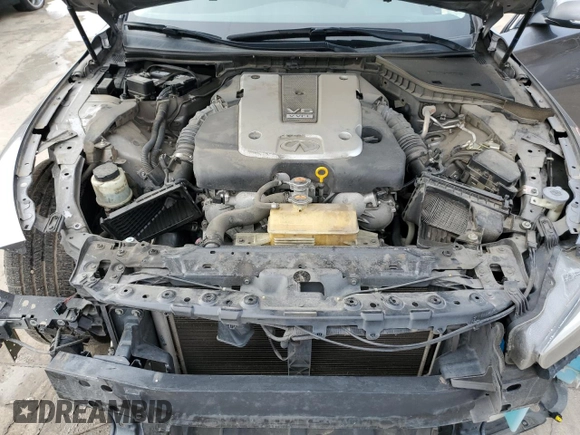 2014 Infiniti Q50 Sport with VIN JN1BV7AP2EM673700, listed as a Copart auction lot 47600985 with 136,475 mi miles and Salvage Title. Bid and sale history available at DreamBid. Image 11.
