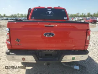 2021 Ford F-150 XL with VIN 1FTFW1E52MKE23546, listed as a Copart auction lot 50287065 with 33,107 mi miles and Salvage title. Bid and sale history available at DreamBid. Image 6.
