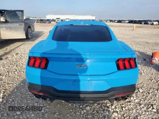 2024 Ford Mustang GT с VIN 1FA6P8CF6R5431405, выставлен на аукционе Copart как лот 64389805 с пробегом 26 094 миль миль и Списание • Salvage title. История ставок и продаж доступна на DreamBid. Изображение 6.