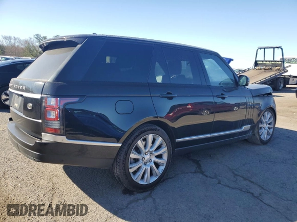 2016 Land Rover Range Rover Supercharged with VIN SALGS2EF0GA305044, listed as a Copart auction lot 50688515 with Not provided miles and Salvage title. Bid and sale history available at DreamBid. Image 3.