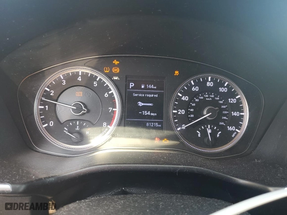 2019 Hyundai Santa Fe SE with VIN 5NMS23AD2KH084640, listed as a Copart auction lot 48397235 with 81,215 mi miles and Salvage Title. Bid and sale history available at carsss.com. Image 9.