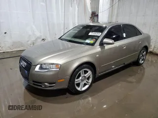 2006 Audi A4 2.0T with VIN WAUDF98E46A176649, listed as a Copart auction lot 73109264 with 0 mi miles and Salvage Title. Bid and sale history available at carsss.com. Image 1.