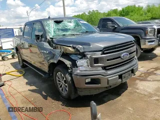 2020 Ford F-150 XL with VIN 1FTEW1EP7LKD22529, listed as a Copart auction lot 56946115 with 89,677 mi miles and Salvage title. Bid and sale history available at DreamBid. Image 14.