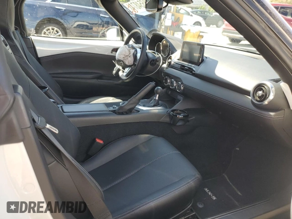 2021 Mazda MX-5 Miata Grand Touring with VIN JM1NDAD77M0459510, listed as a Copart auction lot 68654874 with 39,657 mi miles and Salvage title. Bid and sale history available at DreamBid. Image 10.