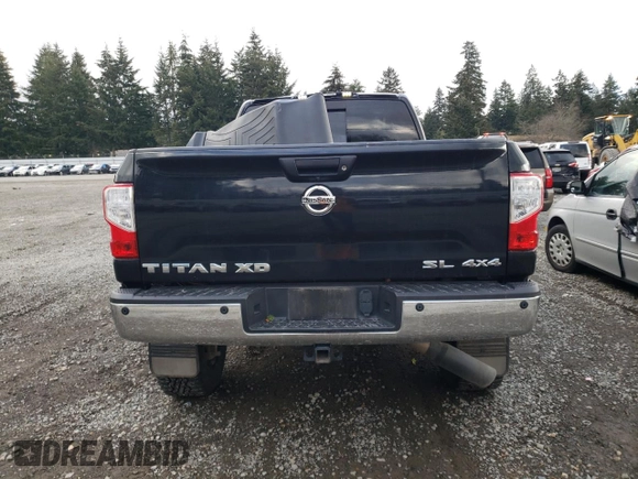 2016 Nissan Titan XD Platinum Reserve with VIN 1N6BA1F49GN500481, listed as a Copart auction lot 88679525 with 42,820 mi miles and Salvage Title. Bid and sale history available at carsss.com. Image 6.