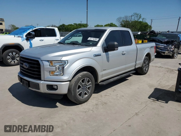 2016 Ford F-150 XL with VIN 1FTEX1CP6GKF03806, listed as a Copart auction lot 52174285 with 120,826 mi miles and Salvage Title. Bid and sale history available at carsss.com. Image 1.