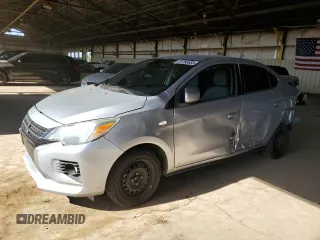 2021 Mitsubishi Mirage ES with VIN ML32FUFJ8MHF05568, listed as a Copart auction lot 51780665 with 80,960 mi miles and Salvage title. Bid and sale history available at DreamBid. Image 1.