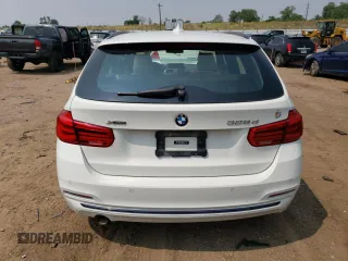 2018 BMW 3 Series 328d xDrive with VIN WBA8J1C53JA018885, listed as a Copart auction lot 64187624 with 84,392 mi miles and Salvage title. Bid and sale history available at DreamBid. Image 6.