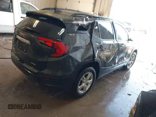 2021 GMC Terrain SLE with VIN 3GKALTEV7ML325517, listed as a IAAI auction lot 41541669 with 33,761 mi miles and . Bid and sale history available at carsss.com. Image 4.
