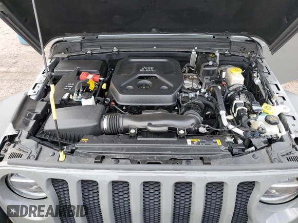 2021 Jeep Wrangler Unlimited Freedom with VIN 1C4HJXDN4MW672340, listed as a Copart auction lot 49406695 with 48,832 mi miles and Salvage title. Bid and sale history available at DreamBid. Image 12.
