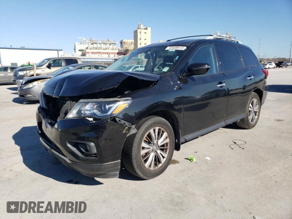 2020 Nissan Pathfinder SV z VIN 5N1DR2BN0LC618753, wystawiony jako Copart lot #45938515 z przebiegiem 211 098 mil mil oraz Szkoda całkowita • Salvage title. Historia ofert i sprzedaży dostępna na DreamBid. Obrazek 1.