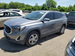 2019 GMC Terrain SLE with VIN 3GKALTEX1KL112416, listed as a Copart auction lot 61174475 with 105,726 mi miles and Salvage title. Bid and sale history available at DreamBid. Image 1.