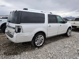 2016 Ford Expedition Max Platinum with VIN 1FMJK1MT5GEF52174, listed as a Copart auction lot 49000355 with 112,451 mi miles and Salvage title. Bid and sale history available at DreamBid. Image 3.