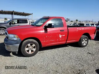 2017 Ram 1500 Tradesman z VIN 3C6JR6DG3HG687011, wystawiony jako Copart lot #49291755 z przebiegiem 70 647 mil mil oraz Czysty tytuł • Clean title. Historia ofert i sprzedaży dostępna na DreamBid. Obrazek 1.