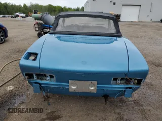 1974 FIAT 124 Spider z VIN 124CS10081683, wystawiony jako Copart lot #58650195 z przebiegiem 143 647 mil mil oraz Czysty tytuł • Clean title. Historia ofert i sprzedaży dostępna na DreamBid. Obrazek 6.
