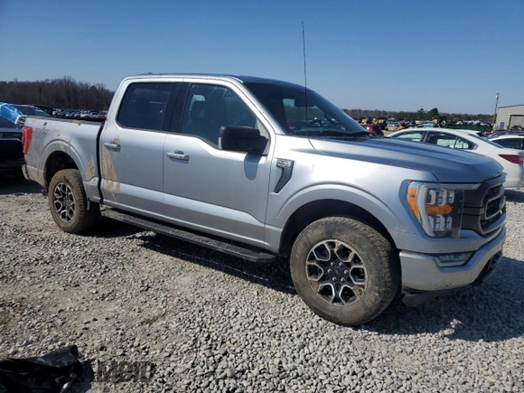2021 Ford F-150 XL with VIN 1FTFW1E83MFB16972, listed as a Copart auction lot 48312565 with 62,092 mi miles and Salvage Title. Bid and sale history available at carsss.com. Image 4.