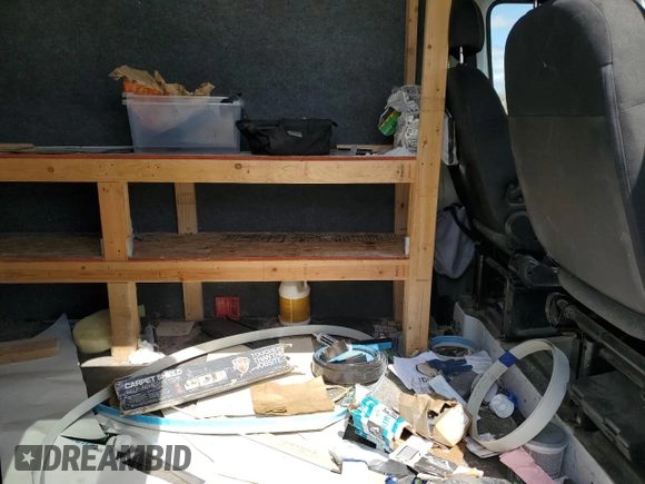 2018 Ram ProMaster Cargo with VIN 3C6TRVDG7JE135743, listed as a Copart auction lot 49235825 with 78,580 mi miles and Salvage Title. Bid and sale history available at DreamBid. Image 11.
