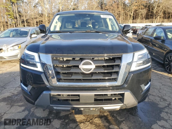 2021 Nissan Armada SV z VIN JN8AY2AD5M9661586, wystawiony jako Copart lot #45348615 z przebiegiem 73 381 mil mil oraz Szkoda całkowita • Salvage title. Historia ofert i sprzedaży dostępna na DreamBid. Obrazek 5.
