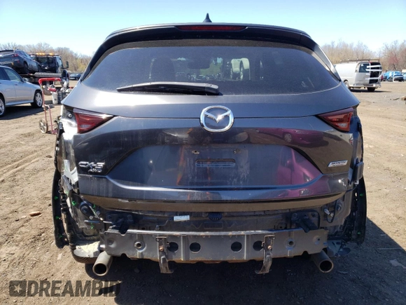 2017 Mazda CX-5 Touring with VIN JM3KFBCL3H0202598, listed as a Copart auction lot 52184325 with 77,740 mi miles and Salvage Title. Bid and sale history available at carsss.com. Image 6.