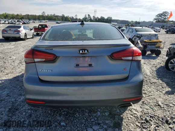 2017 Kia Forte S with VIN 3KPFL4A77HE123916, listed as a Copart auction lot 50383145 with 90,383 mi miles and Salvage Title. Bid and sale history available at DreamBid. Image 6.