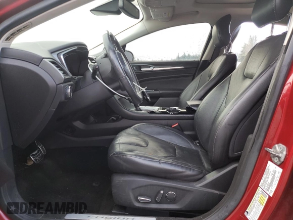 2014 Ford Fusion Titanium with VIN 3FA6P0K93ER380255, listed as a Copart auction lot 44349395 with 175,562 mi miles and Salvage Title. Bid and sale history available at DreamBid. Image 7.
