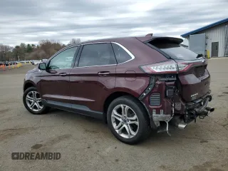 2018 Ford Edge Titanium with VIN 2FMPK4K87JBB18450, listed as a Copart auction lot 53461425 with 54,101 mi miles and Salvage Title. Bid and sale history available at carsss.com. Image 2.