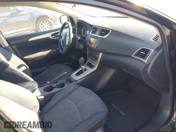 2015 Nissan Sentra SV with VIN 3N1AB7AP2FY290827, listed as a IAAI auction lot 41950334 with 162,224 mi miles. Bid and sale history available at carsss.com. Image 5.