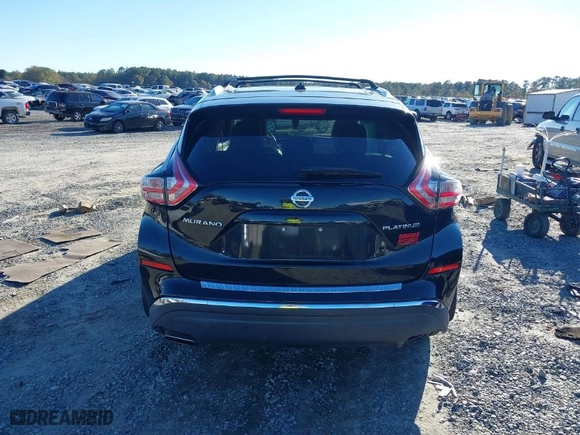 2015 Nissan Murano SL with VIN 5N1AZ2MG3FN278847, listed as a IAAI auction lot 41087917 with 133,080 mi miles. Bid and sale history available at carsss.com. Image 15.