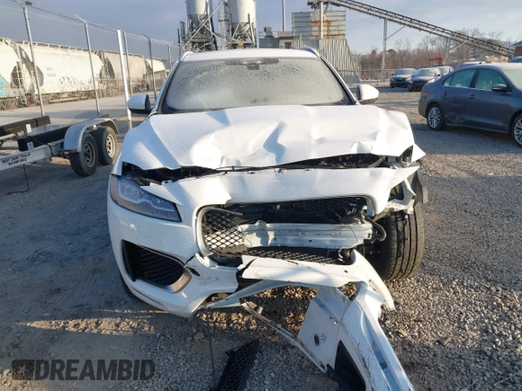 2019 Jaguar F-Pace S with VIN SADCM2FV2KA398507, listed as a IAAI auction lot 41409436 with 93,687 mi miles and . Bid and sale history available at DreamBid. Image 12.
