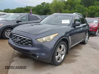 2009 Infiniti FX with VIN JNRAS18U29M101221, listed as a IAAI auction lot 42445135 with 188,588 mi miles and . Bid and sale history available at DreamBid. Image 2.