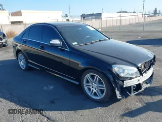 2009 Mercedes-Benz C-Class 3.5L Sport with VIN WDDGF56XX9F212032, listed as a IAAI auction lot 41635173 with 54,565 mi miles. Bid and sale history available at carsss.com. Image 1.