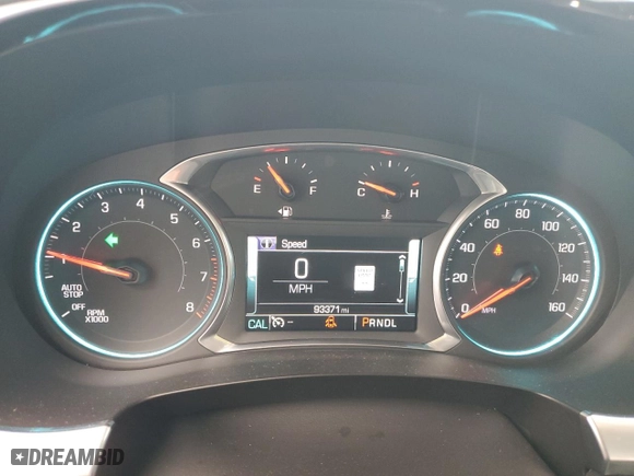 2018 Chevrolet Traverse LT Leather with VIN 1GNERHKW2JJ144180, listed as a Copart auction lot 51985195 with 93,371 mi miles and Salvage Title. Bid and sale history available at carsss.com. Image 9.