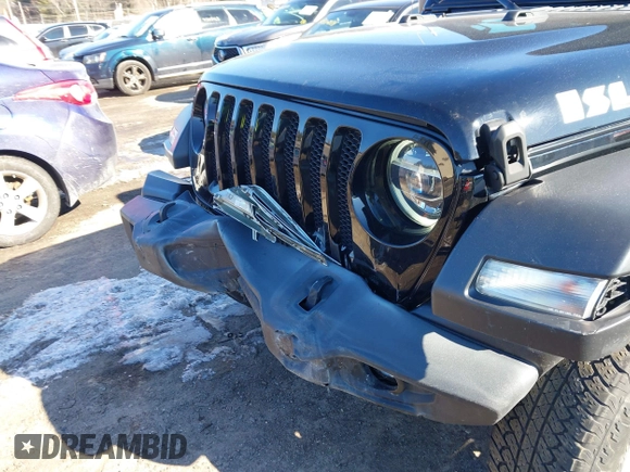 2021 Jeep Wrangler 80th Anniversary with VIN 1C4GJXAN0MW557797, listed as a IAAI auction lot 41505457 with 40,611 mi miles and . Bid and sale history available at DreamBid. Image 6.