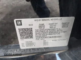 2019 GMC Yukon XL SLT z VIN 1GKS2GKC0KR394301, wystawiony jako IAAI lot #42255631 z przebiegiem 149 222 mil mil oraz . Historia ofert i sprzedaży dostępna na DreamBid. Obrazek 9.