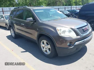 2009 GMC Acadia SLT1 with VIN 1GKEV23D49J108036, listed as a IAAI auction lot 42596448 with 211,073 mi miles and . Bid and sale history available at DreamBid. Image 1.