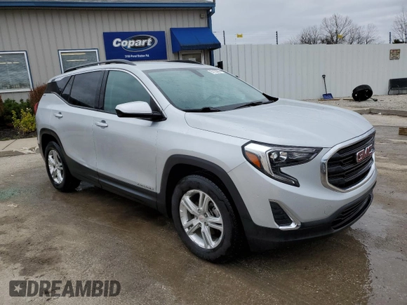 2018 GMC Terrain SLE with VIN 3GKALMEV8JL241255, listed as a Copart auction lot 51135005 with 116,170 mi miles and Salvage Title. Bid and sale history available at carsss.com. Image 4.
