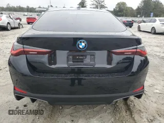 2024 BMW i4 eDrive40 with VIN WBY73AW07RFT07127, listed as a Copart auction lot 79695854 with 2,996 mi miles and Salvage Title. Bid and sale history available at carsss.com. Image 6.