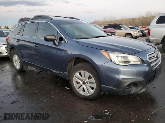 2017 Subaru Outback with VIN 4S4BSAAC9H3417611, listed as a Copart auction lot 43661535 with 120,348 mi miles and Salvage title. Bid and sale history available at DreamBid. Image 4.