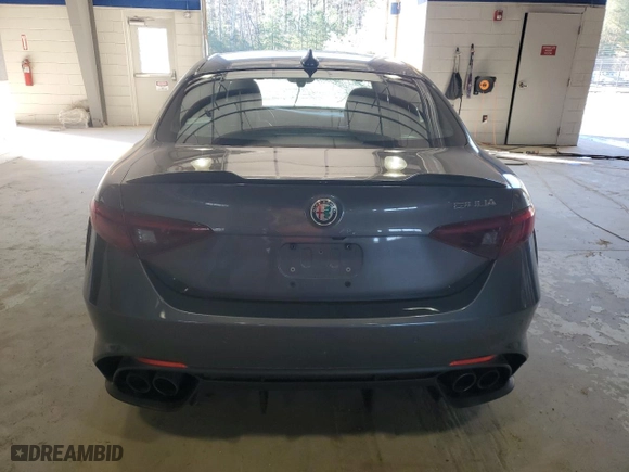 2017 Alfa Romeo Giulia Quadrifoglio with VIN ZARFAEAV3H7546525, listed as a Copart auction lot 50140655 with NaN miles and Salvage Title. Bid and sale history available at carsss.com. Image 6.