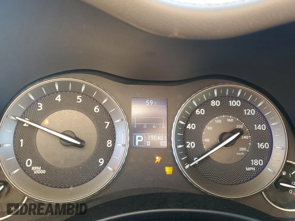 2011 Infiniti M with VIN JN1BY1AR5BM373604, listed as a Copart auction lot 54853705 with 190,401 mi miles and Clean Title. Bid and sale history available at DreamBid. Image 9.