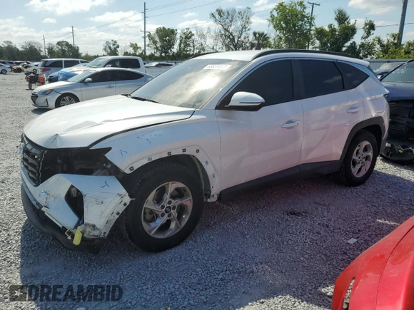 2022 Hyundai Tucson SEL with VIN 5NMJB3AE2NH157708, listed as a Copart auction lot 53659845 with 21,129 mi miles and Salvage Title. Bid and sale history available at carsss.com. Image 1.