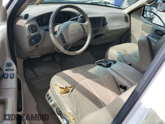 2001 Ford F-150 XL with VIN 1FTRX08L51KE49004, listed as a Copart auction lot 60470745 with 199,490 mi miles and Salvage title. Bid and sale history available at DreamBid. Image 8.