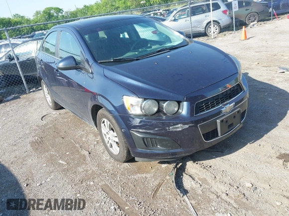 2015 Chevrolet Sonic LT with VIN 1G1JC5SH5F4167783, listed as a IAAI auction lot 42133841 with 203,404 mi miles and . Bid and sale history available at DreamBid. Image 1.