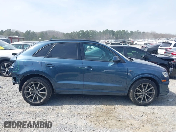 2018 Audi Q3 Premium Plus with VIN WA1JCCFS1JR007553, listed as a IAAI auction lot 41775321 with 81,665 mi miles and . Bid and sale history available at DreamBid. Image 14.