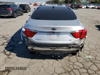 2015 Kia K900 Luxury with VIN KNALW4D44F6019332, listed as a Copart auction lot 74169884 with 120,924 mi miles and Salvage Title. Bid and sale history available at carsss.com. Image 6.